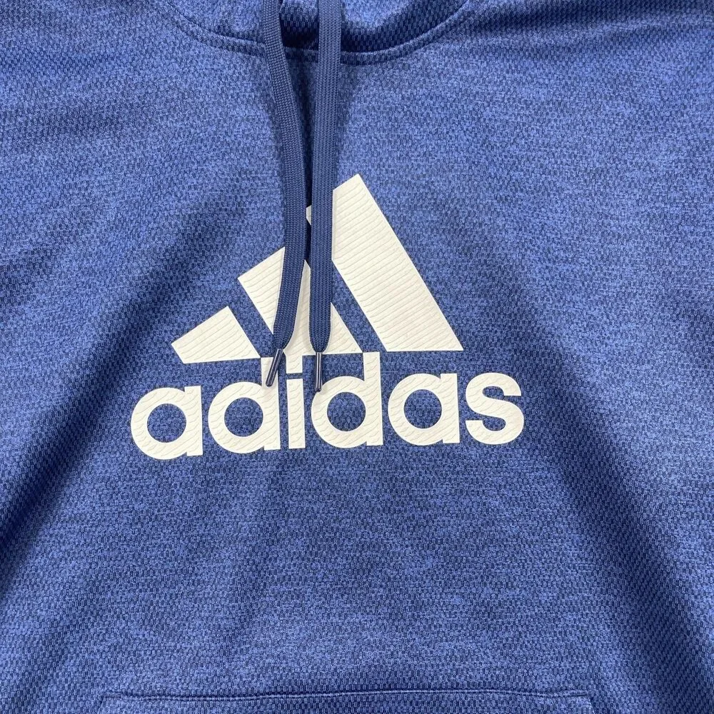 Adidas Climawarm Hoodie Mens 2XL Navy Blue Falcon Sweatshirt